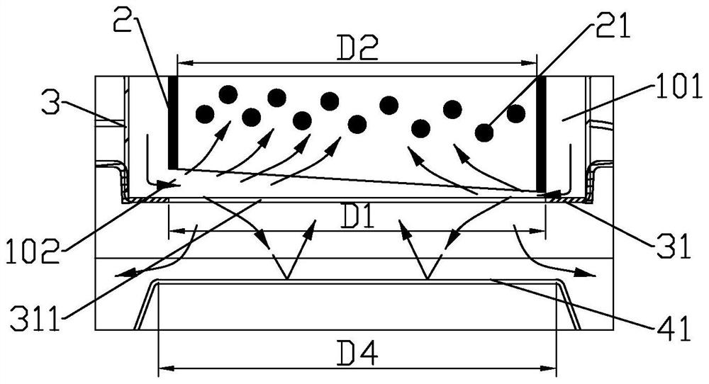 Particle combustion furnace