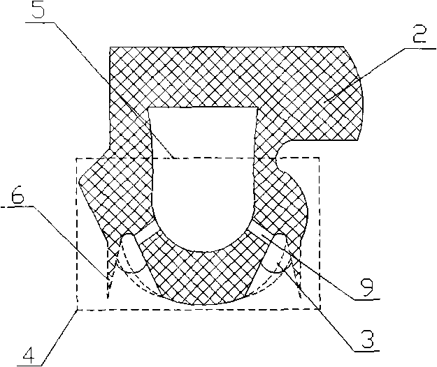 Damp cavity sealed type jogged dissepiment strainer plate and sealing method thereof