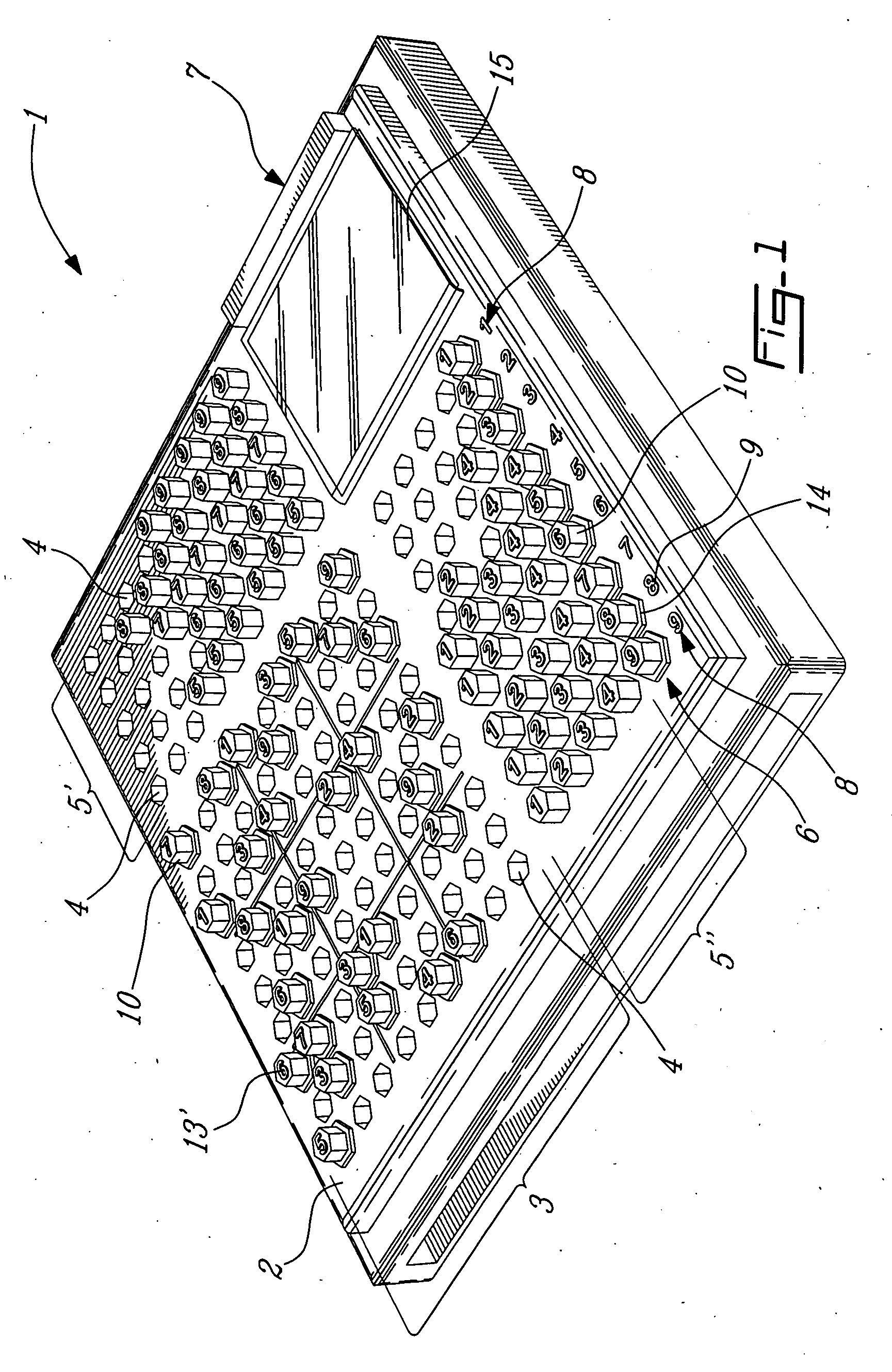 Sudoku playing board, system and method