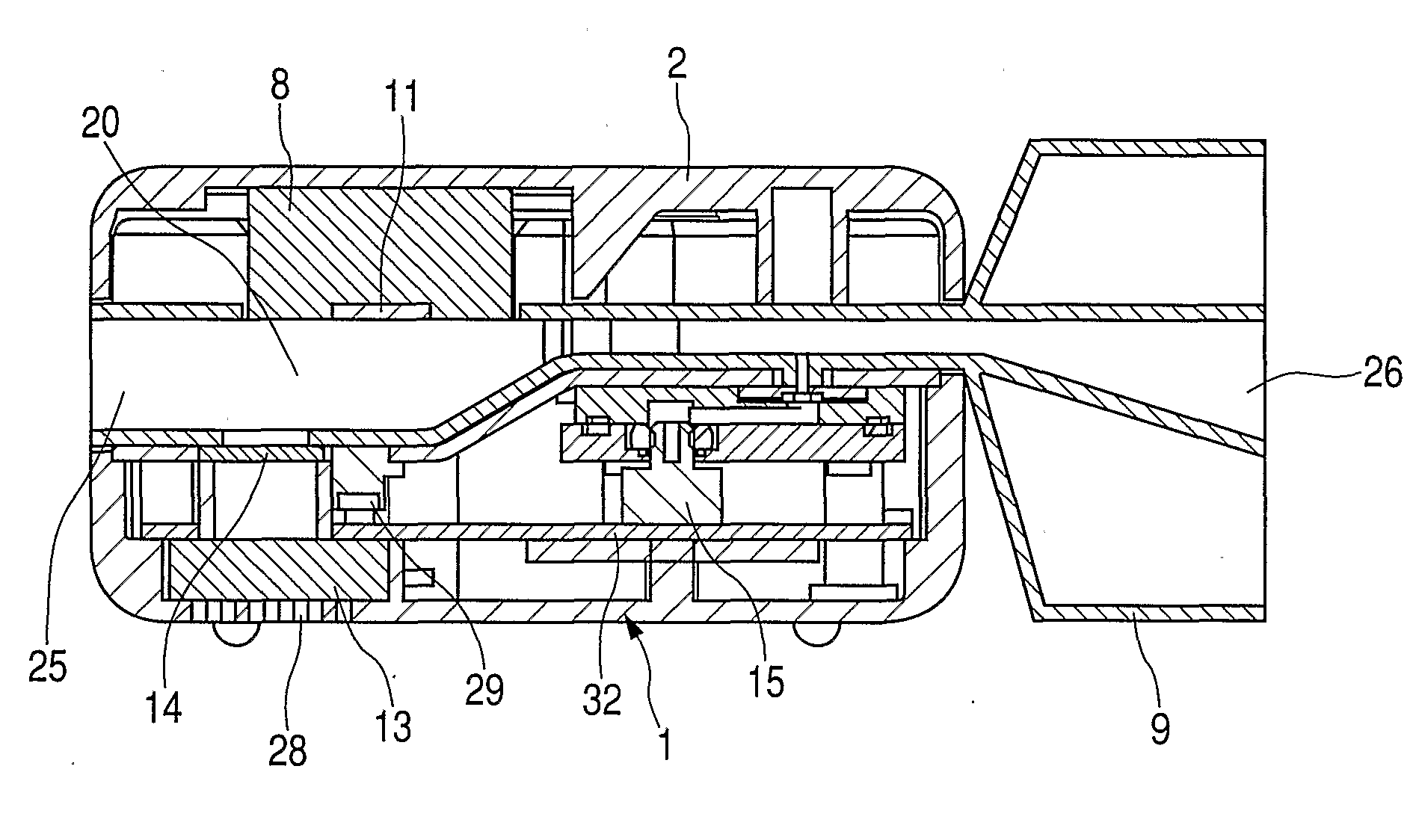 Liquid formulation ejection device