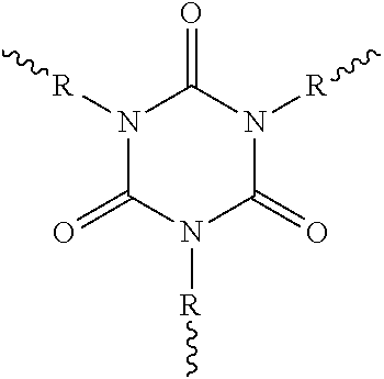 Solids based on polyisocyanurate polymers produced under adiabatic conditions