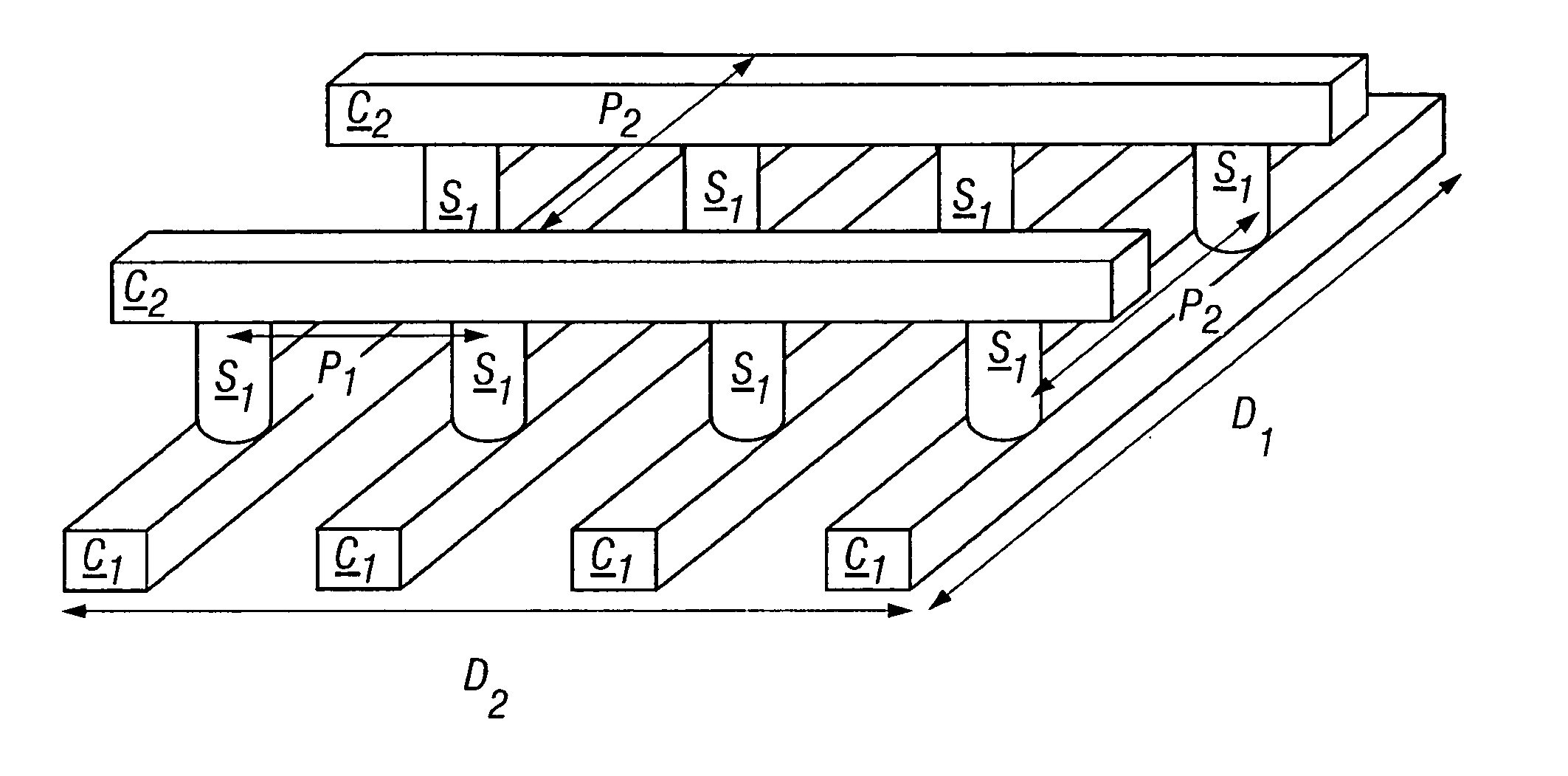 Method for making high density nonvolatile memory