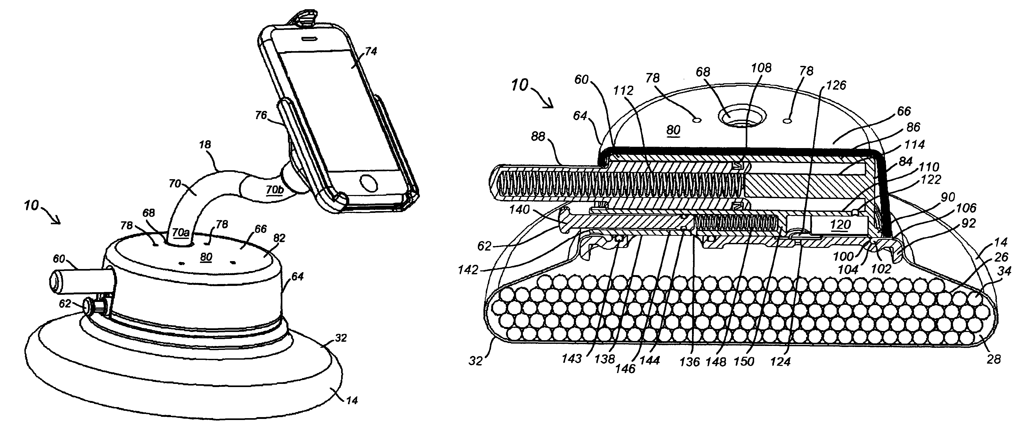 Adaptive mounting structure