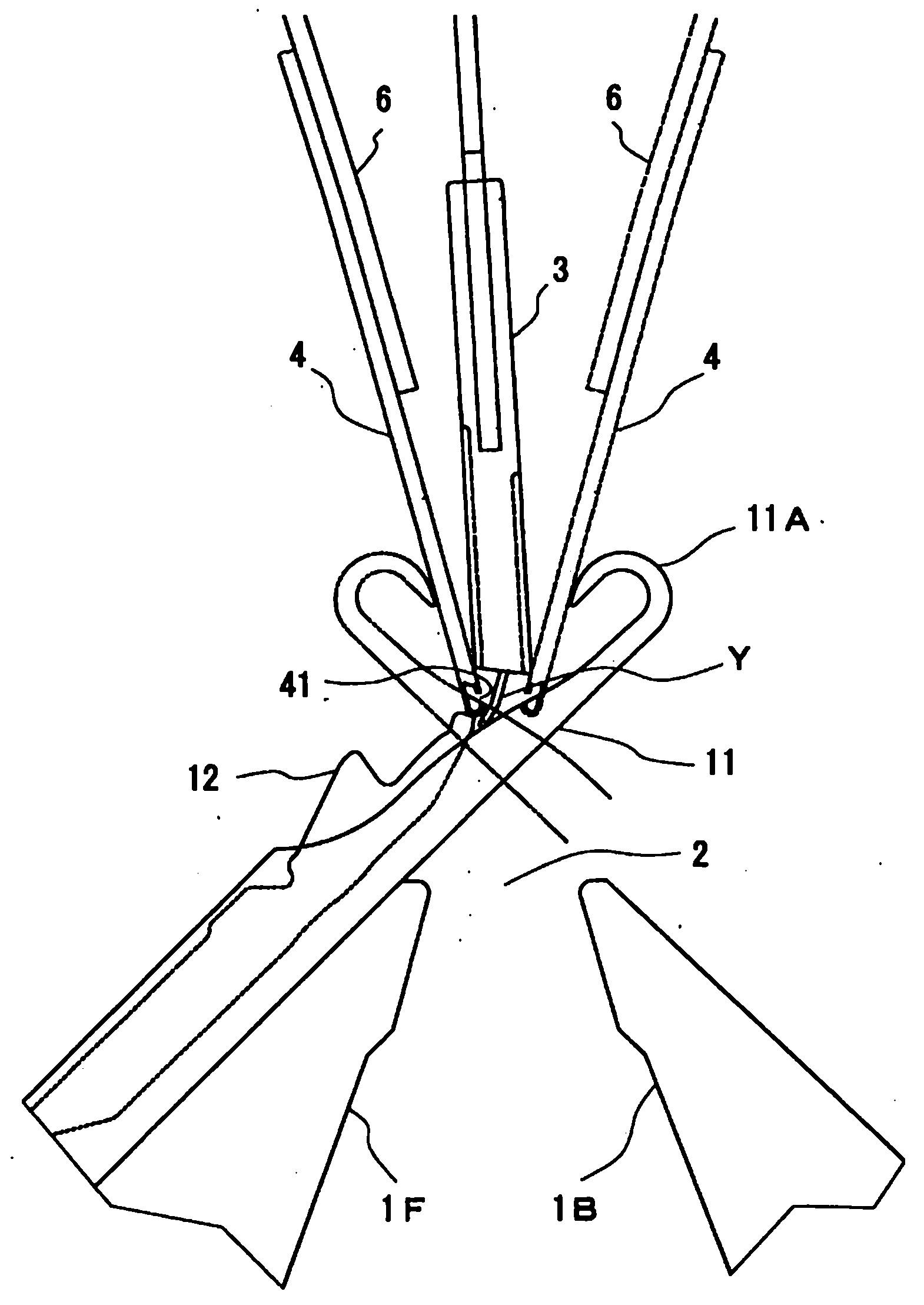 Fabric knitting method, and weft knitting machine