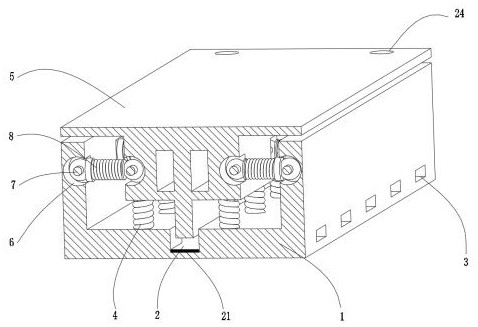 A prefabricated building mechanism with anti-seismic and anti-deformation