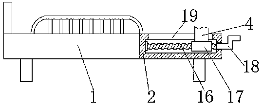 Hanging device for medical care