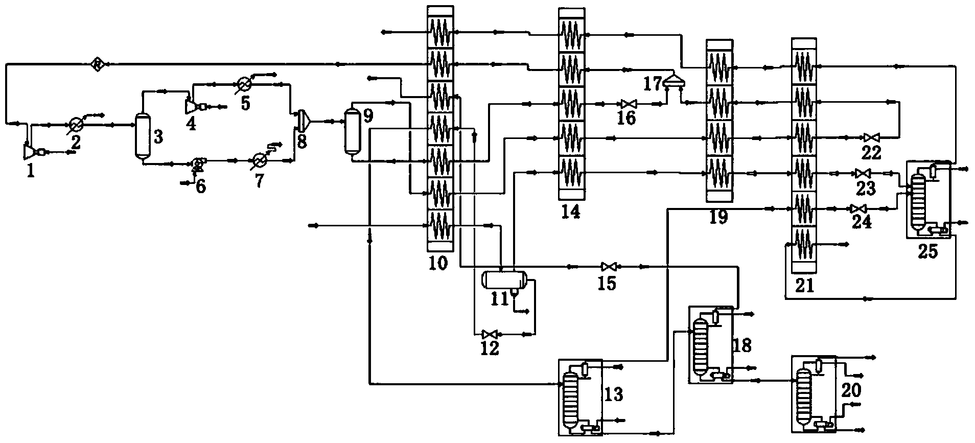 Small-sized skid-mounted mixed refrigerant natural gas liquefaction and NGL (Natural Gas Liquid) recovery integrated system