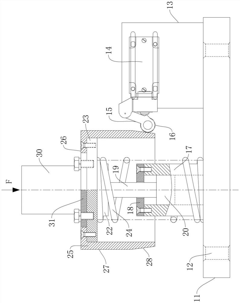 Anti-collision limiting device