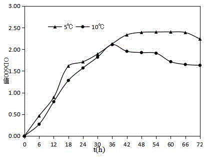 Strain of pseudomonas poae and application thereof to sewage treatment