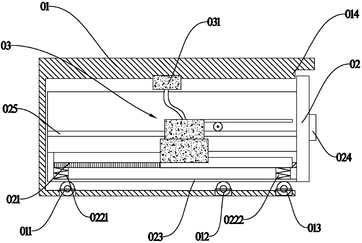 Cabinet capable of automatically adjusting counterweight