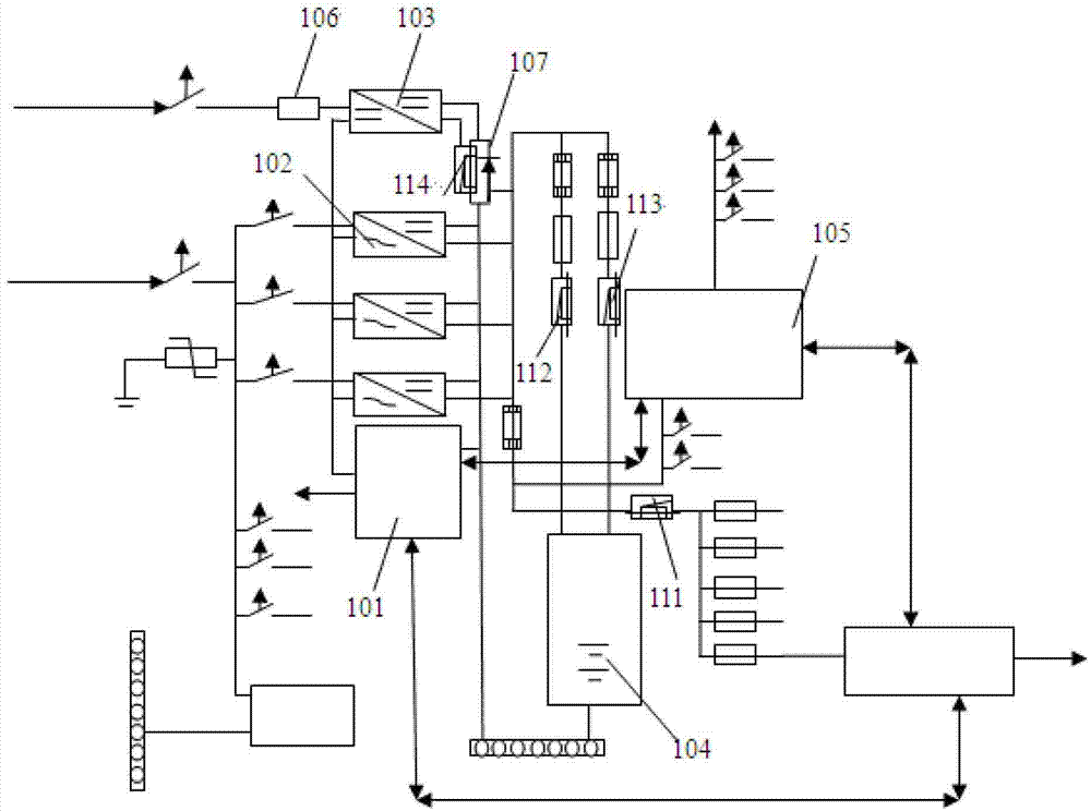 Indoor distributed system integrated switching power supply and power supply method thereof