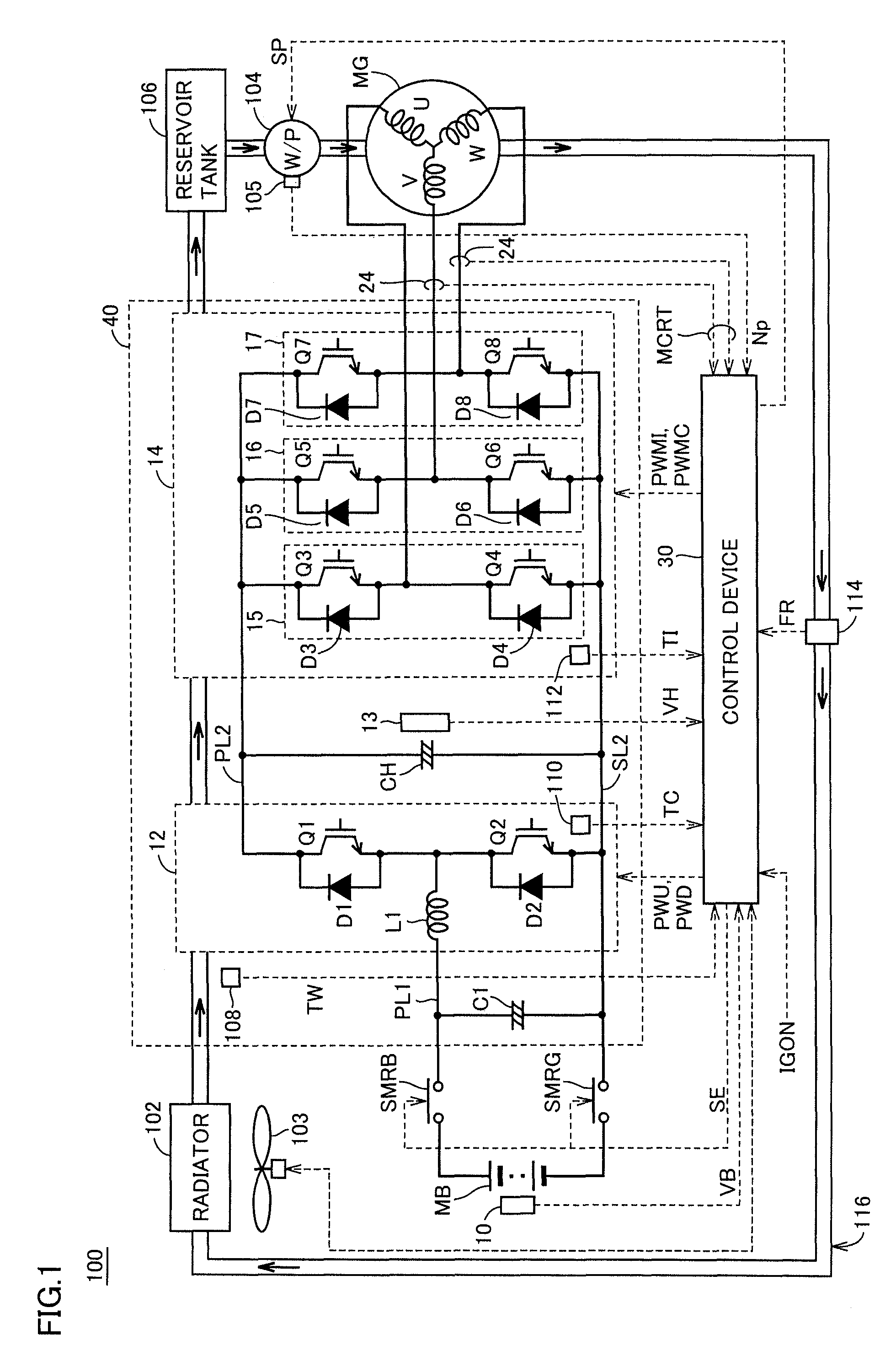 Cooling system for vehicle