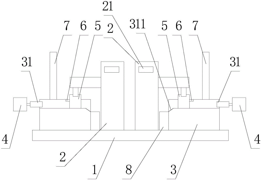 Lithium battery cap pressure welding device