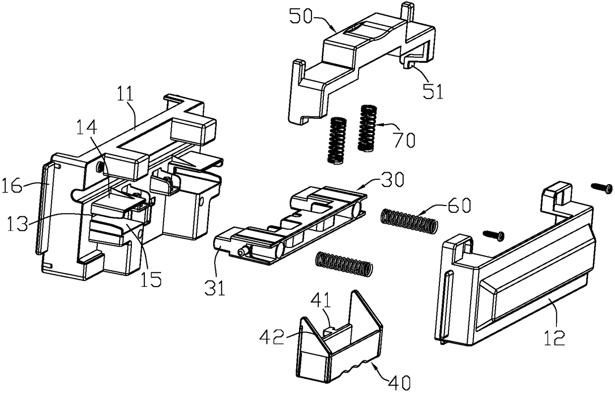 Seat back angle adjustment device and baby chair