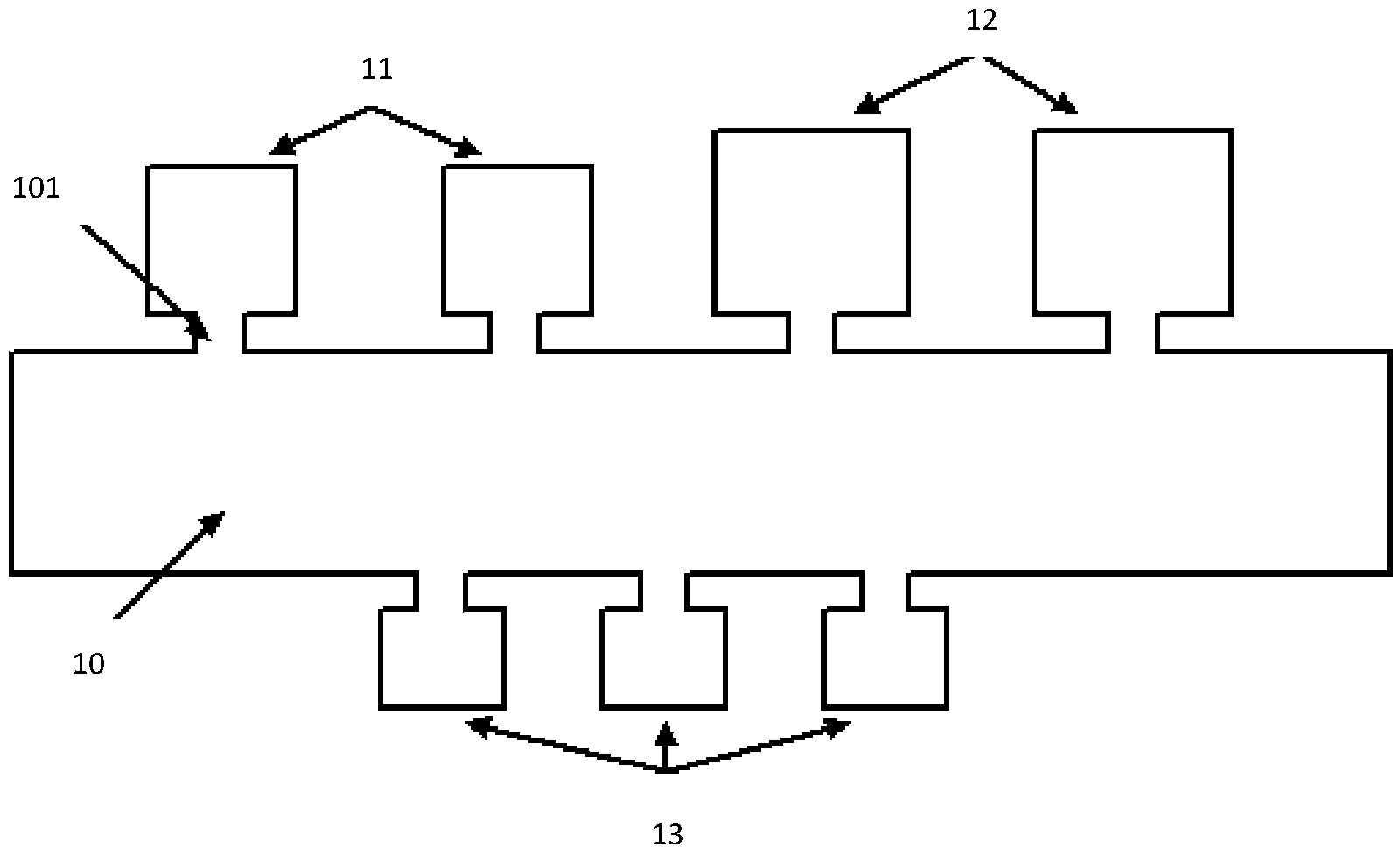 Multi-frequency band elimination filter