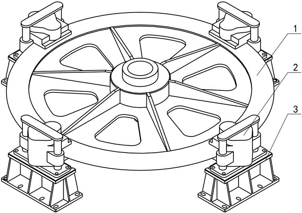 Novel large-inertia rotating-shaft braking system