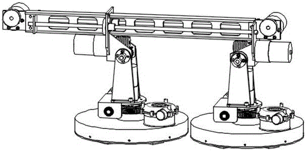 Double-sucker glass curtain wall robot cleaner