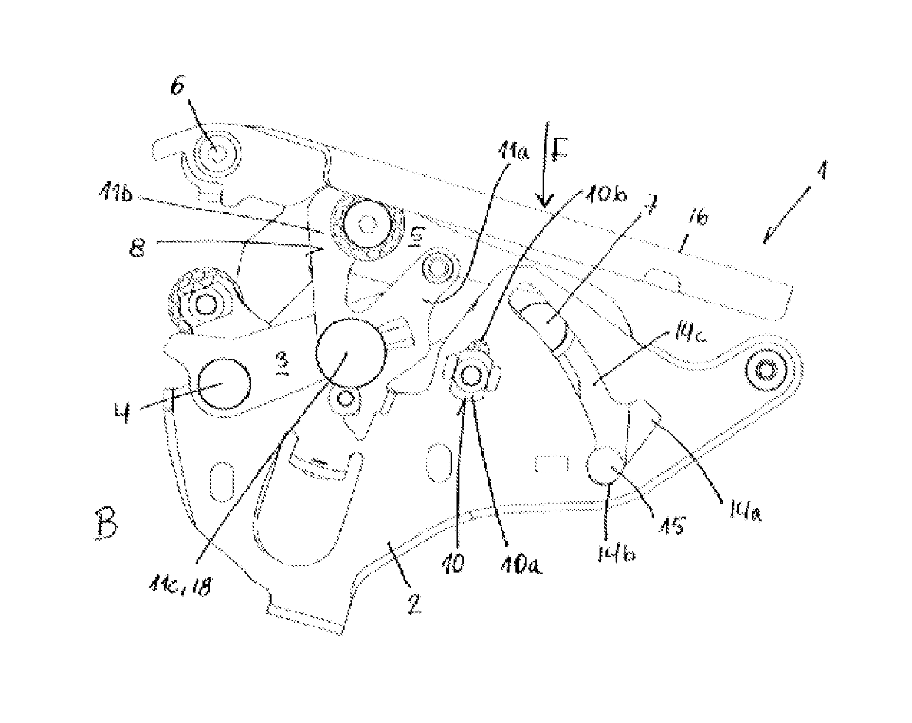 Hinge device for the articulated attachment of a hood to a vehicle chassis