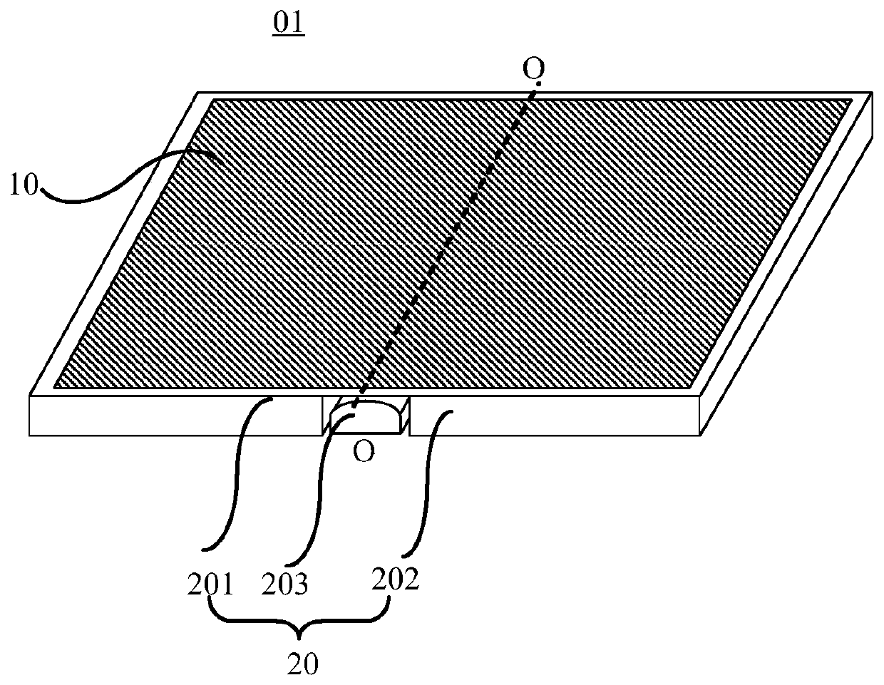 Folding assembly and folding display terminal