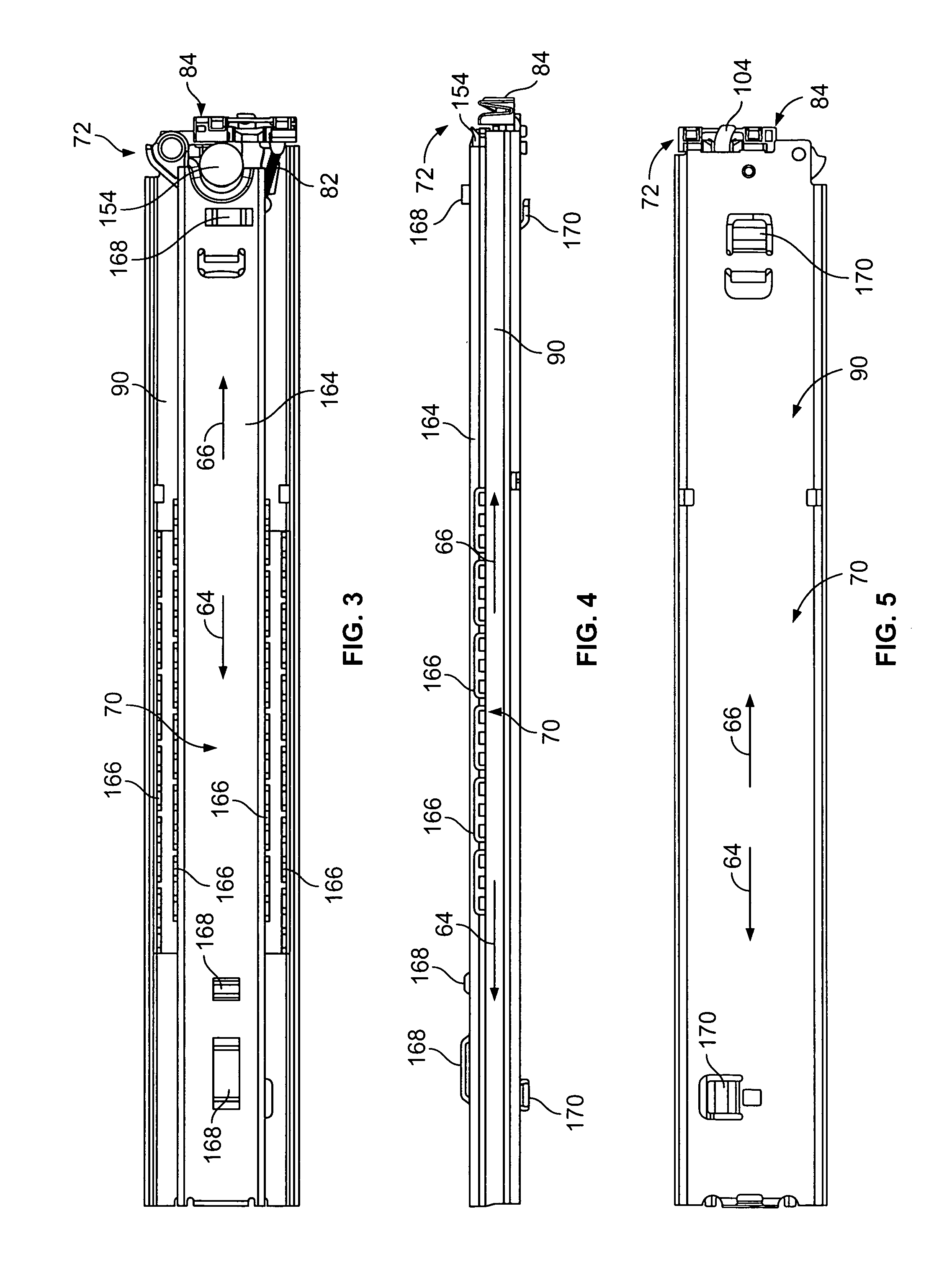 Interlock mechanism for lateral file cabinets