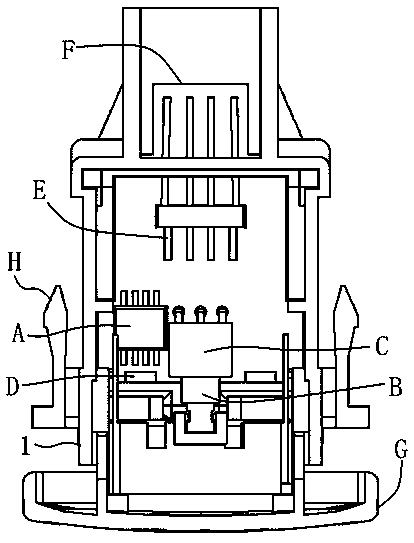 Automatic start-stop closer switch assembly with memory function