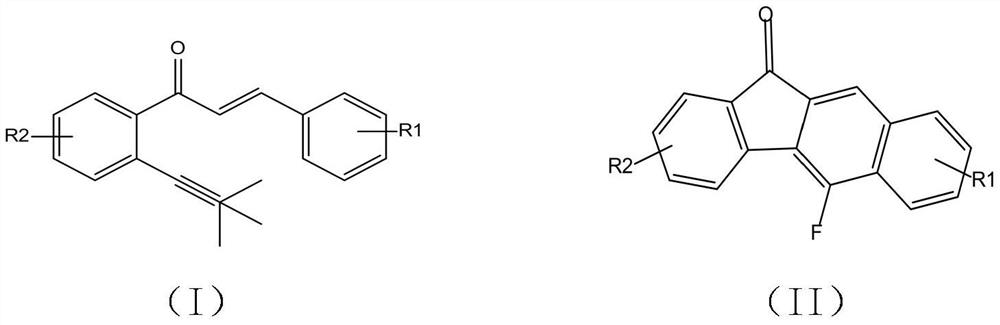 Synthetic method of fluorene fluoride compound