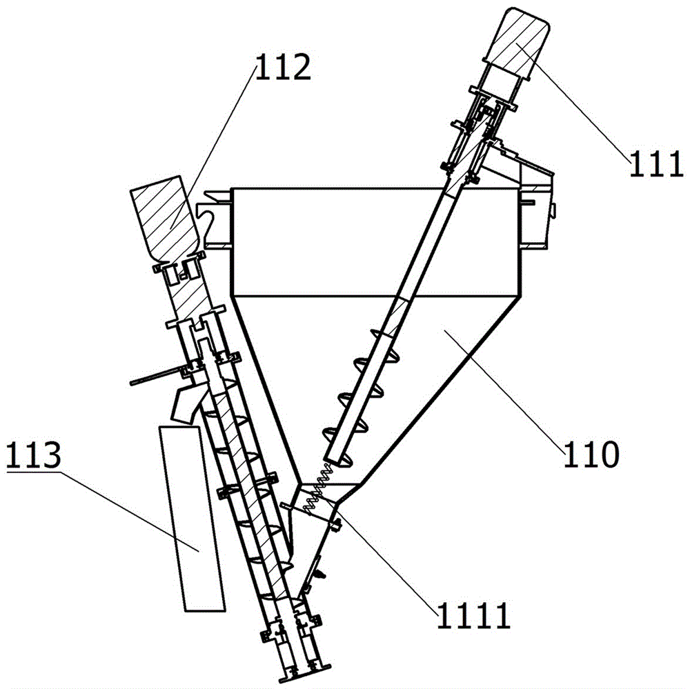 Reactive powder concrete delayed coagulation adjustable constant feeding control method and device