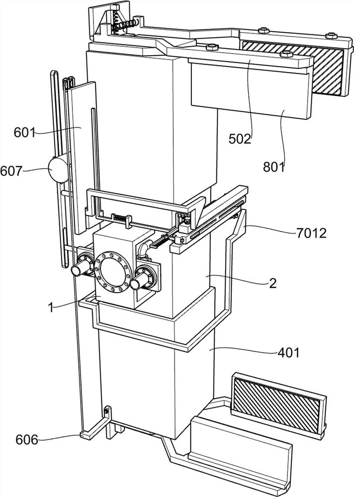 Telescopic manipulator claw arm structure