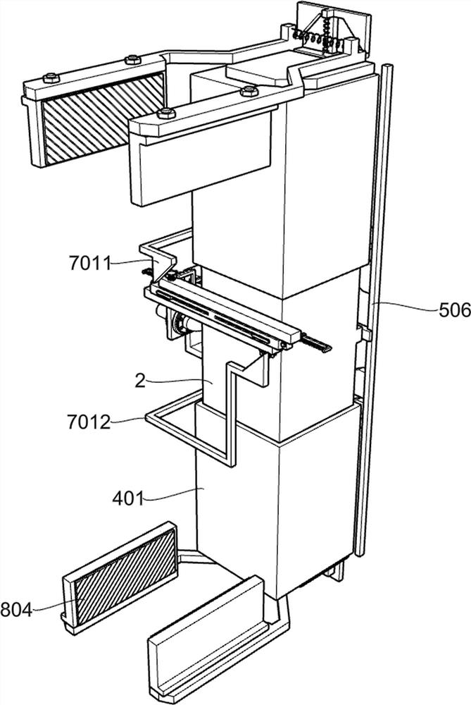 Telescopic manipulator claw arm structure