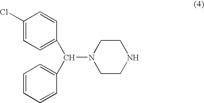 Process for making n-(diphenylmethyl)piperazines