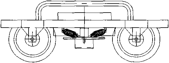 Track geometric parameter measurement car