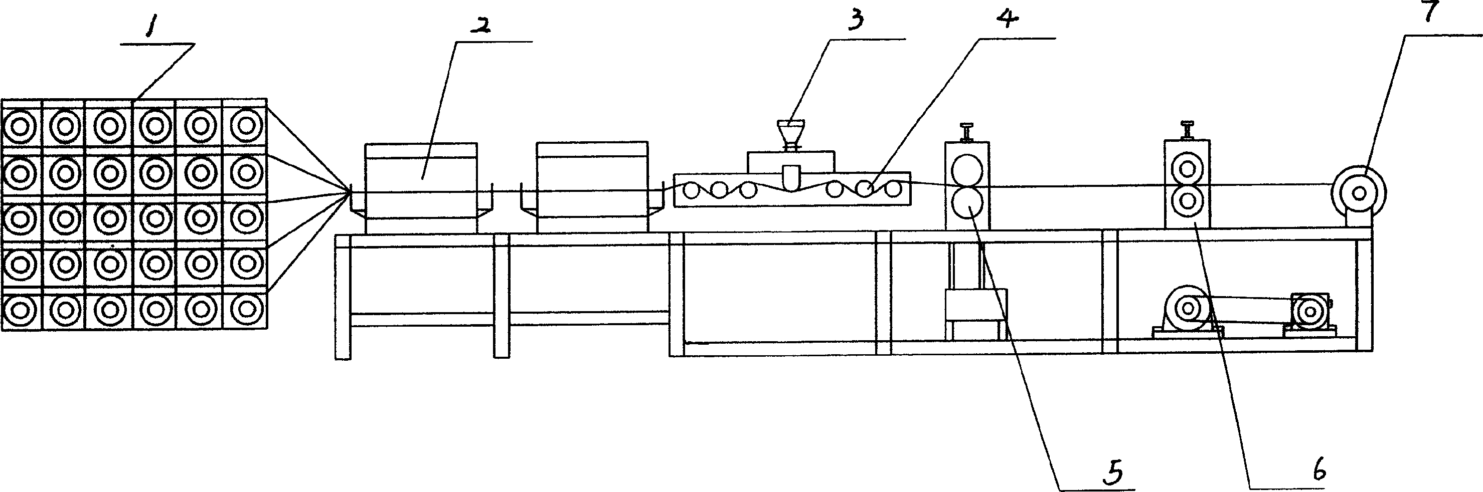 Thermoplastic resin base carbon fiber composite material, and its manufacturing method and apparatus