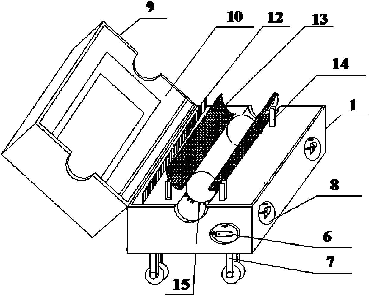 Multi-size rock test piece rapid heating device for SHPB (split Hopkinson pressure bar) impact test