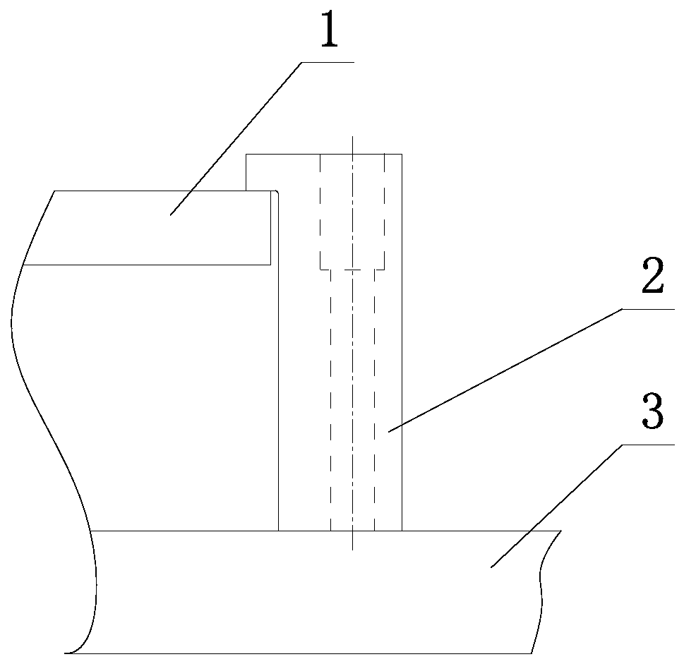 A Limiting Structure for Limiting the Displacement of the Floating Template of the Mold