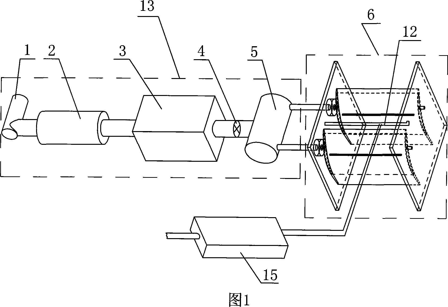 Blowing or sucking type air compressor cascade experiment system