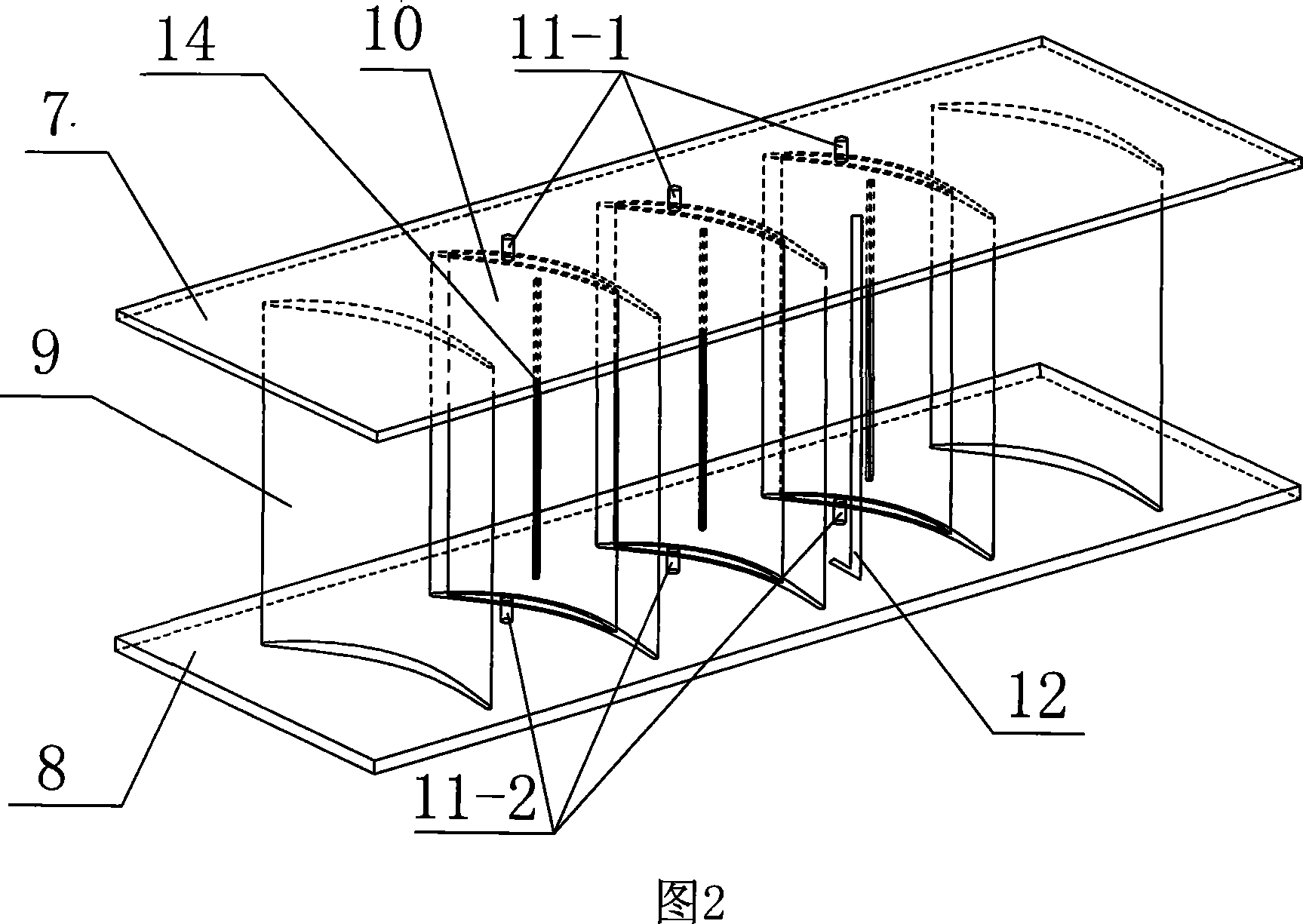 Blowing or sucking type air compressor cascade experiment system