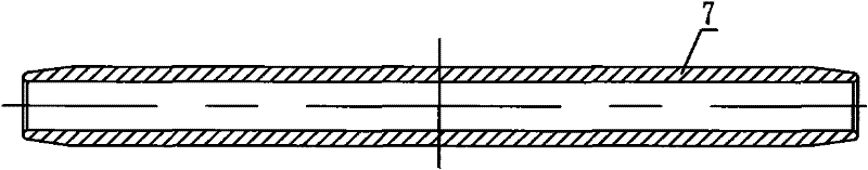 Connecting tube for support type expanding wire