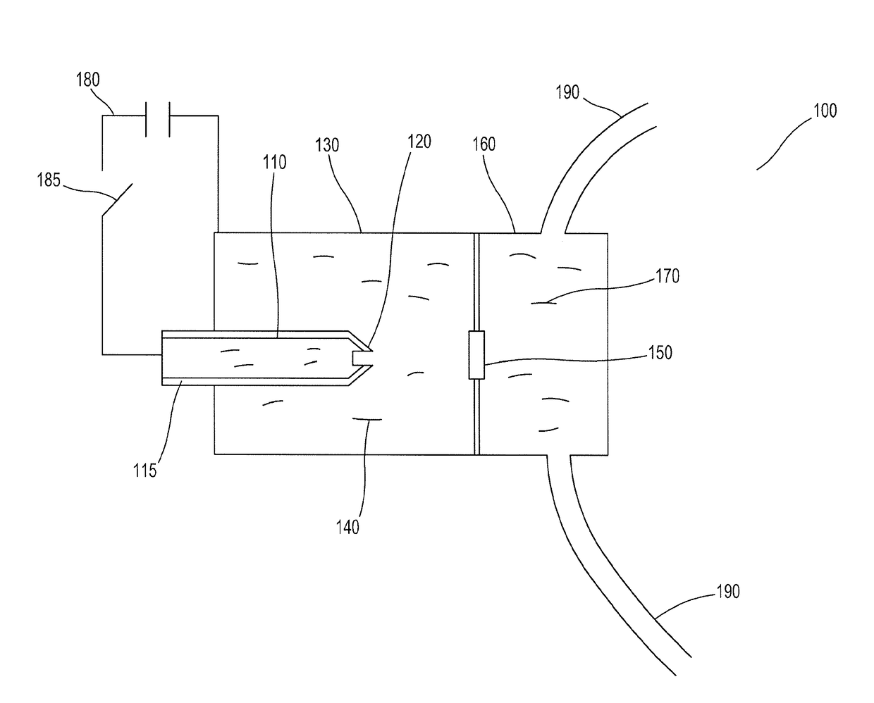 Device and method for the production of radioisotopes