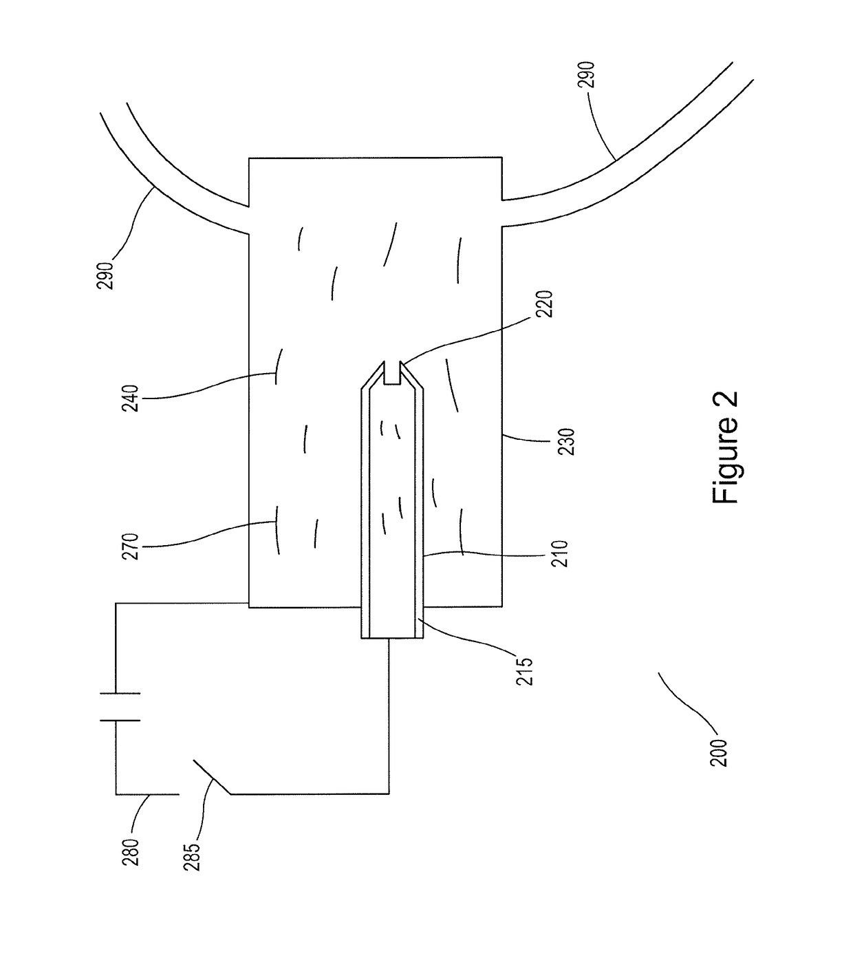 Device and method for the production of radioisotopes