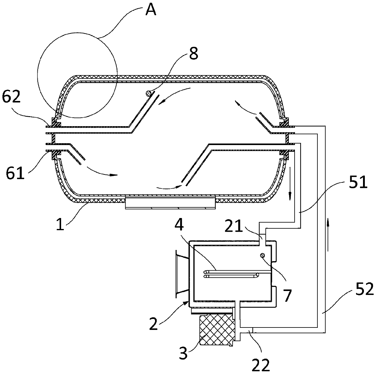 Water storage type water heater