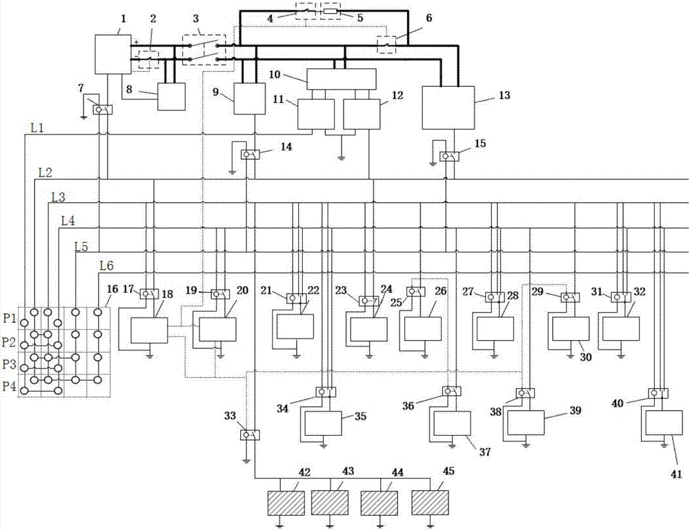 Electric Vehicle Electrical System with Distributed Architecture Controller and Power Supply Redundancy