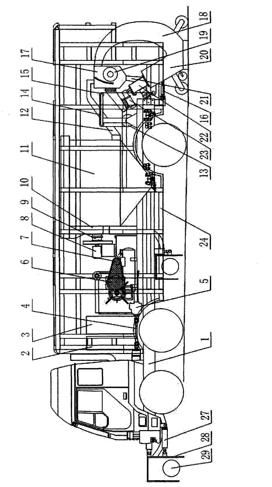 Snow-melting and deicing integrated maintenance equipment