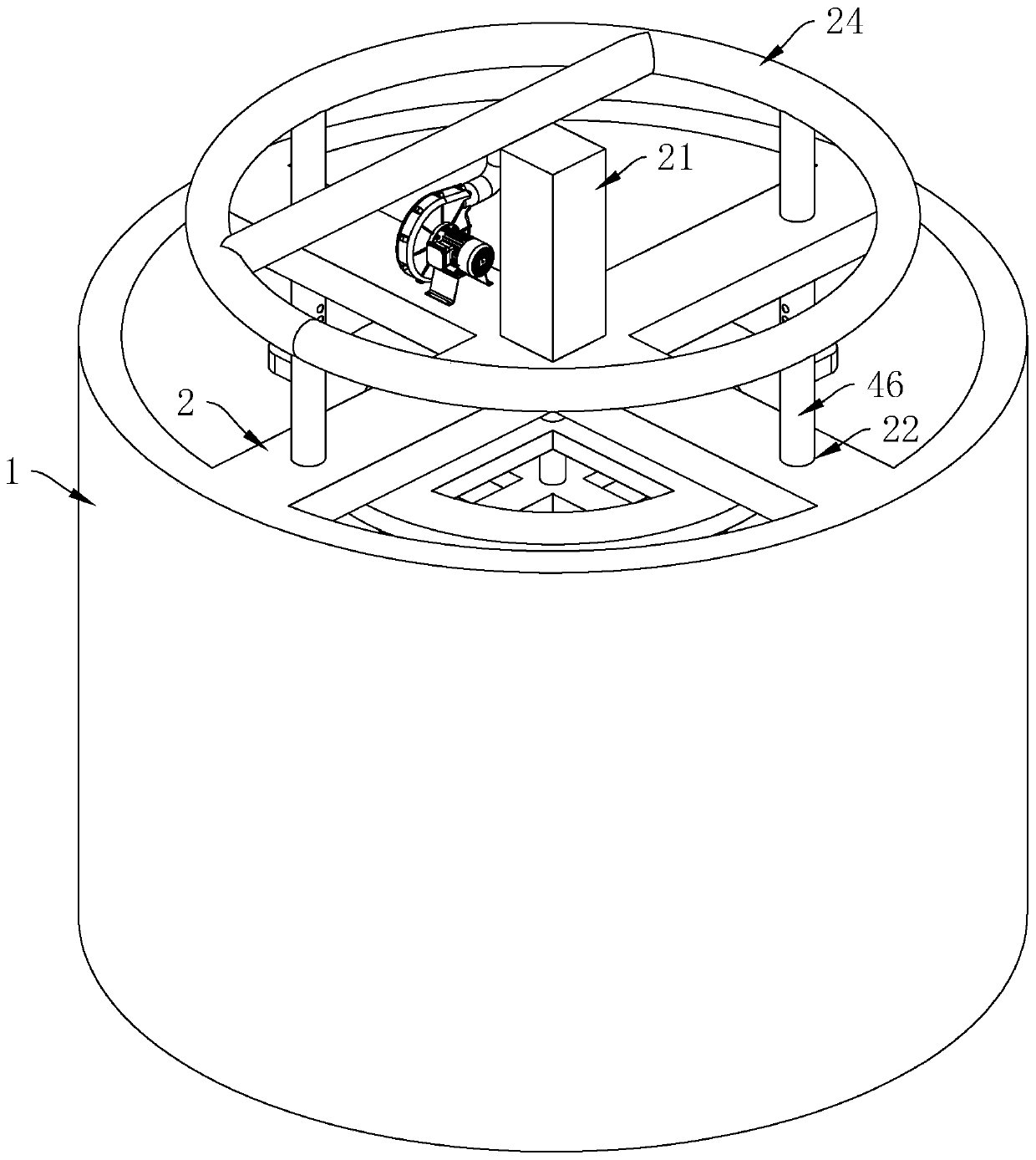 Process method for treating domestic sewage