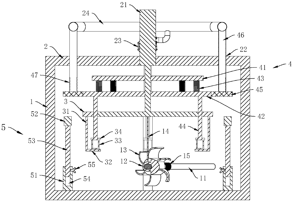 Process method for treating domestic sewage