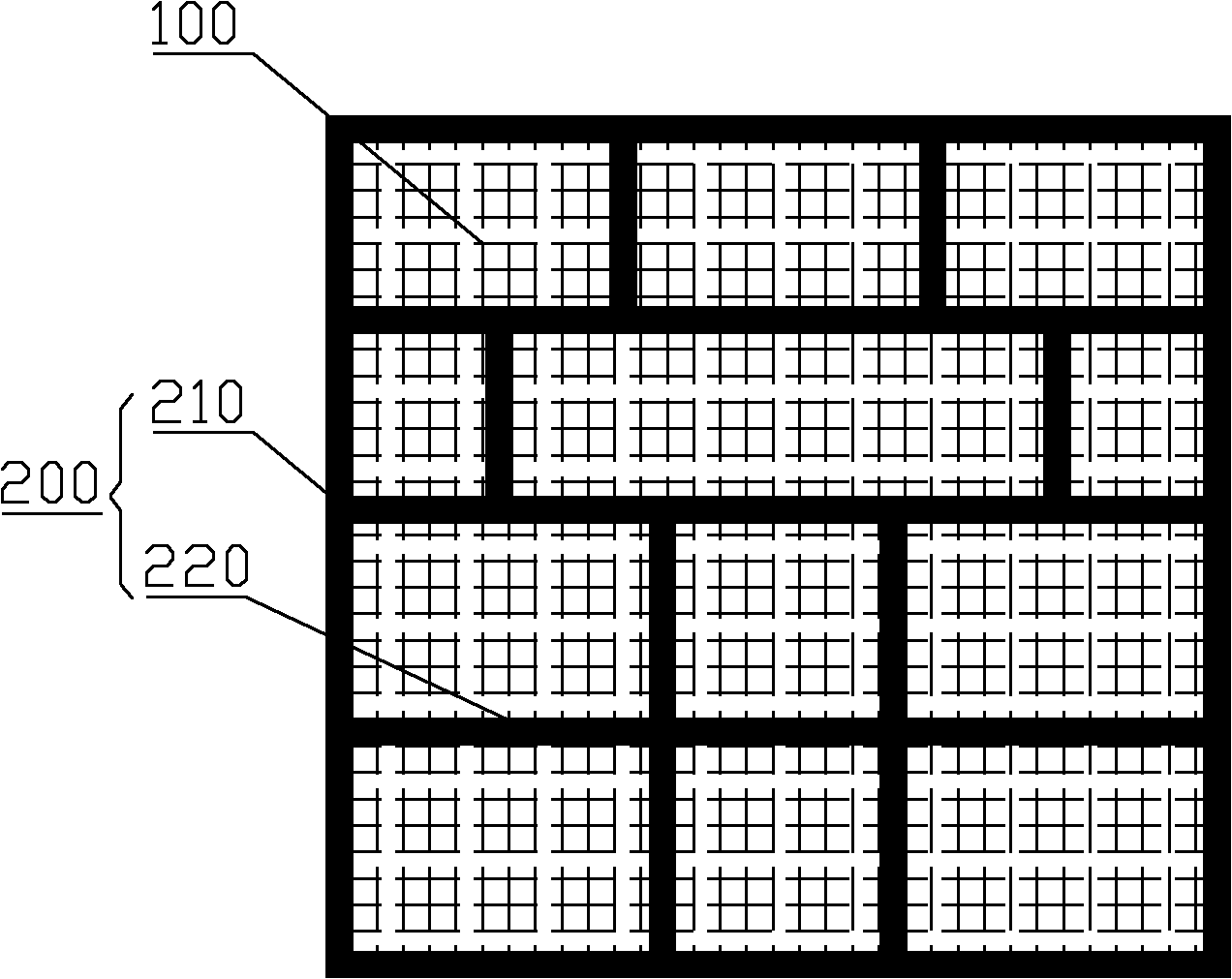 Mold for manufacturing filter screen assembly and manufacturing method thereof