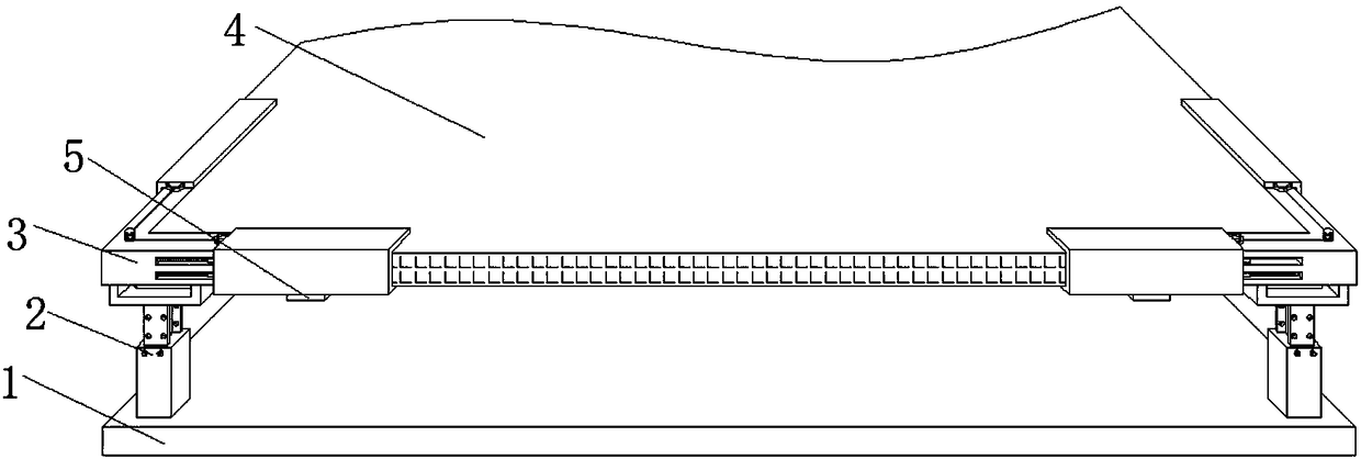 Combined photovoltaic support bracket capable of expanding protection scope