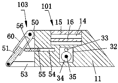 Railway and highway intersection road interception system