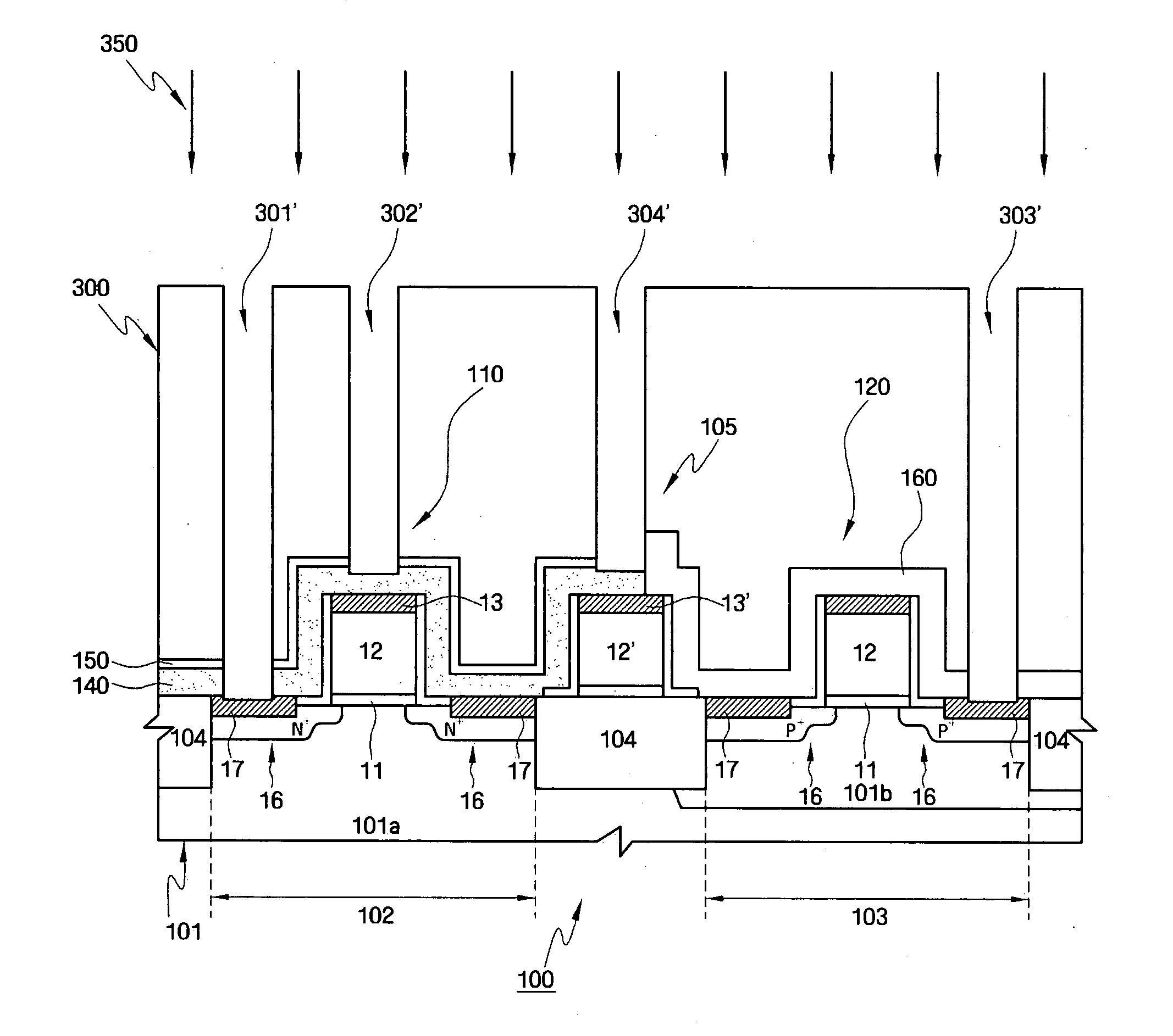 Methods For Forming Contacts For Dual Stress Liner CMOS Semiconductor Devices