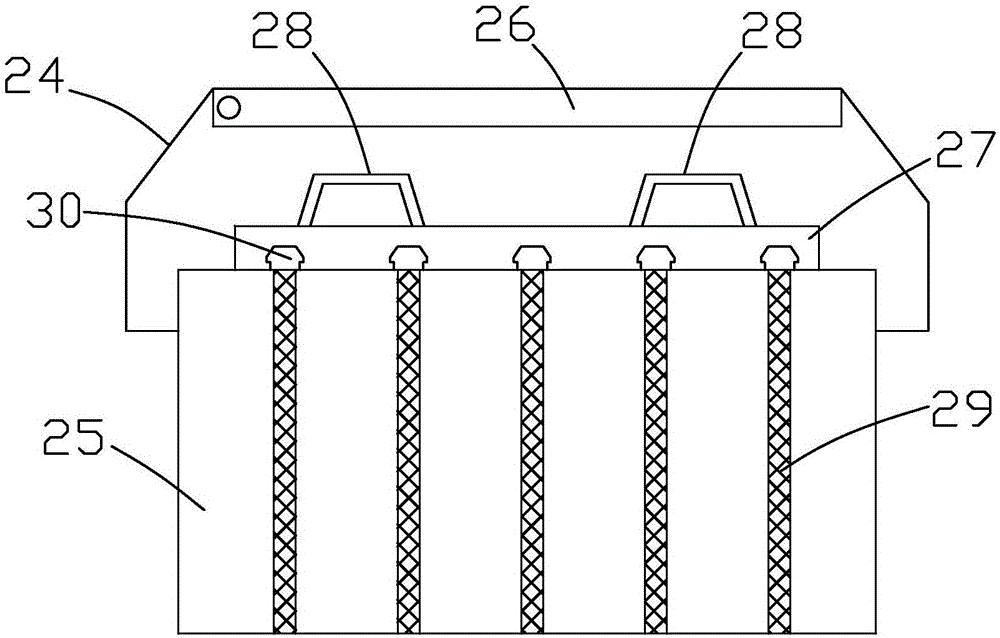 Flood water storage recycling system for sponge city and construction method thereof