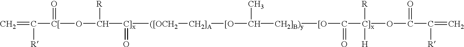 Process for impregnating a porous material with a cross-linkable composition